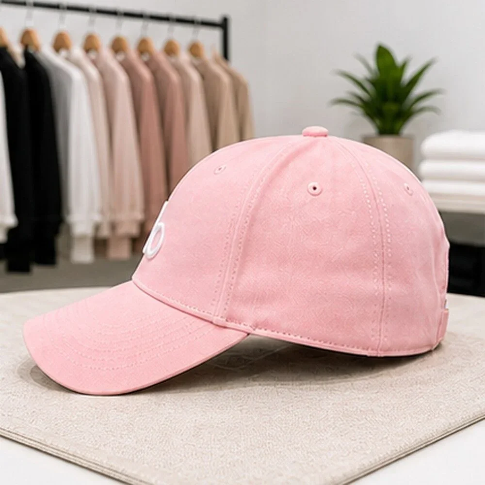 ALO Yoga Pink Athleisure Baseball Cap Hat Logo
